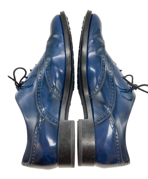 TOD'S（トッズ）TOD'S (トッズ) ウィングチップシューズ ブルー サイズ:37　1/2の古着・服飾アイテム
