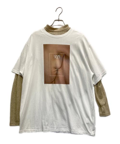 Ameri（アメリ）Ameri (アメリ) UND MAGNITIQUE GLITTER INNER SET TOP ホワイト サイズ:FREEの古着・服飾アイテム