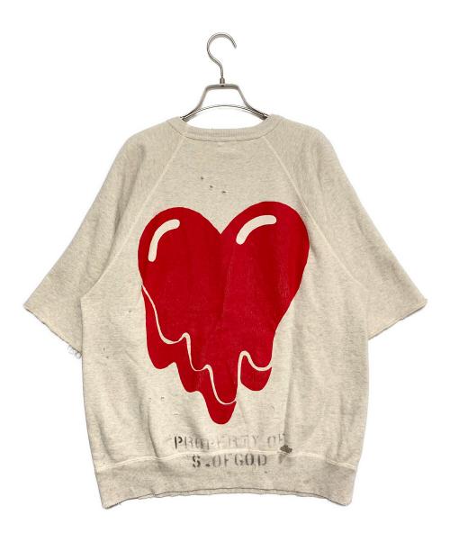 SAINT MICHAEL（セントマイケル）SAINT MICHAEL (セントマイケル) EMOTIONALLY UNAVAILABLE (エモーショナリー・アンアベイラブル) EU STM SS SWEAT サイズ:Lの古着・服飾アイテム