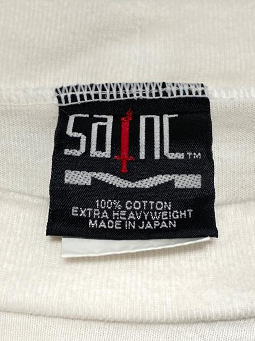 SAINT MICHAEL（セントマイケル）SAINT MICHAEL (セントマイケル) LS TEE / MOTO ホワイト サイズ:Sの古着・服飾アイテム