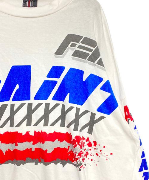 SAINT MICHAEL（セントマイケル）SAINT MICHAEL (セントマイケル) LS TEE / MOTO ホワイト サイズ:Sの古着・服飾アイテム