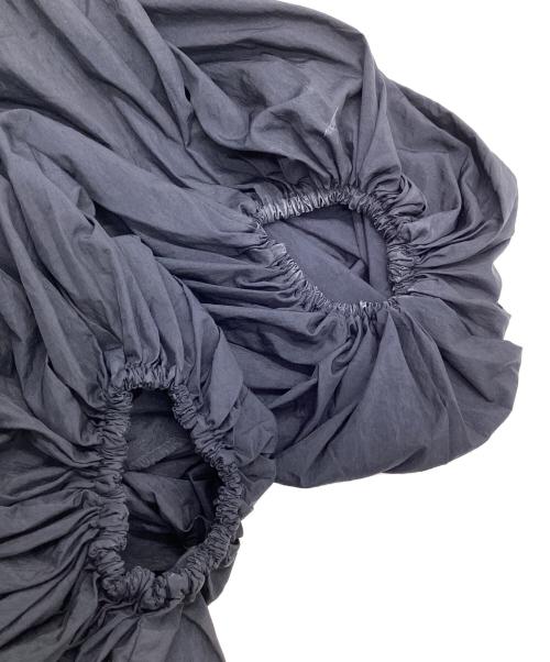 ETRE TOKYO（エトレトウキョウ）ETRE TOKYO (エトレトウキョウ) ボリュームスリーブブラウス ネイビー サイズ:Fの古着・服飾アイテム