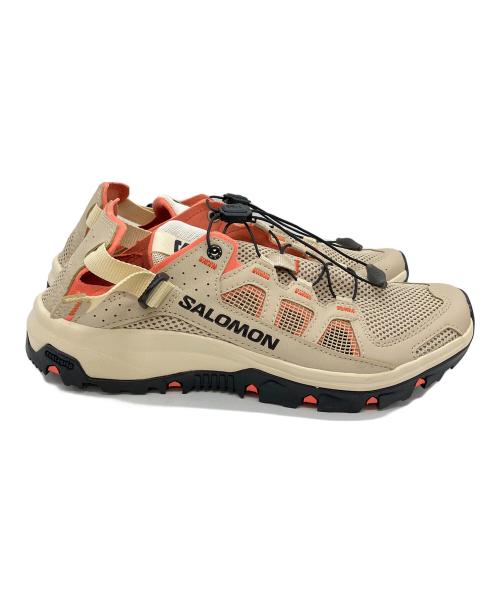 SALOMON（サロモン）SALOMON (サロモン) シューズ ベージュ サイズ:25の古着・服飾アイテム