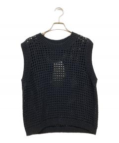 中古・古着通販】Bibiy. (ビビィ) ROSIE SHIRT KNIT ホワイト×ネイビー