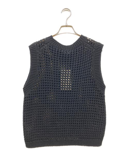 theory（セオリー）theory (セオリー) Polished Twist Crew NK Vest ブラック サイズ:SIZE S 未使用品の古着・服飾アイテム