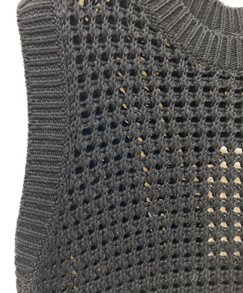 theory（セオリー）theory (セオリー) Polished Twist Crew NK Vest ブラック サイズ:SIZE S 未使用品の古着・服飾アイテム
