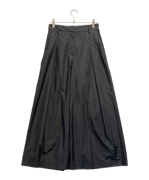 theory（セオリー）theory (セオリー) Soft Lawn Tucked Wide Pant ブラック サイズ:2 未使用品の古着・服飾アイテム