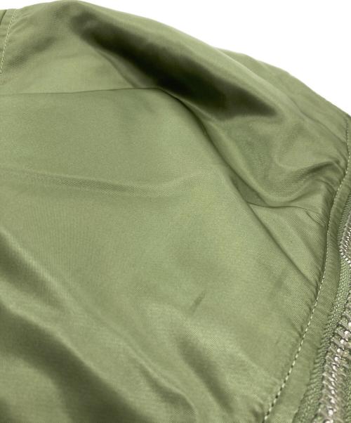 ALPHA INDUSTRIES（アルファインダストリーズ）ALPHA INDUSTRIES (アルファインダストリーズ) MA-1 CORE SPEC（コアスペック） グリーン サイズ:Lの古着・服飾アイテム