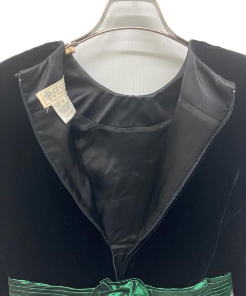 GUCCI（グッチ）GUCCI (グッチ) ベロアワンピース ブラック サイズ:42の古着・服飾アイテム