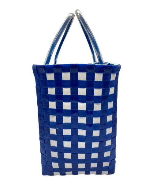 MARNI（マルニ）MARNI (マルニ) カゴバッグ ブルー×グリーンの古着・服飾アイテム