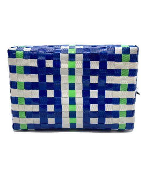 MARNI（マルニ）MARNI (マルニ) カゴバッグ ブルー×グリーンの古着・服飾アイテム