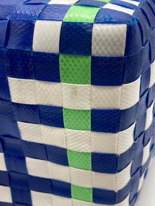 MARNI（マルニ）MARNI (マルニ) カゴバッグ ブルー×グリーンの古着・服飾アイテム