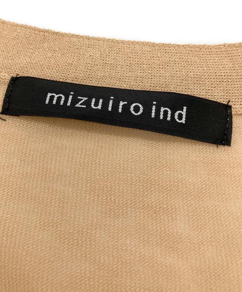 mizuiro-ind（ミズイロインド）mizuiro-ind (ミズイロインド) カーディガン ベージュ サイズ:Freeの古着・服飾アイテム