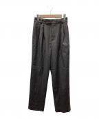 EVERYDAY I LIKE.エヴリデイ アイ ライク）の古着「タックパンツ」｜ブラウン