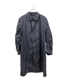 ISSEY MIYAKE（イッセイミヤケ）の古着「ステンカラーコート」｜ネイビー