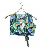EMPORIO SIRENUSEエンポリオ・シレヌーセ）の古着「総柄ノースリーブブラウス」｜マルチカラー