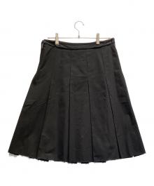 gadid anoniem（ガディッド アノニム）の古着「VANNIプリーツスカート」｜ブラック