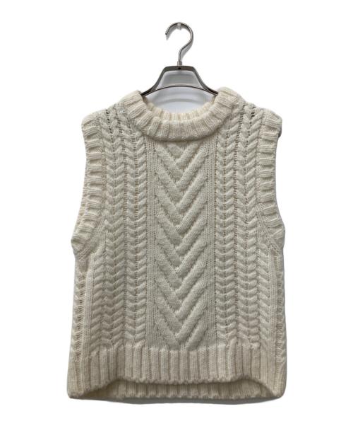 CECILIE BAHNSEN（セシリーバンセン）CECILIE BAHNSEN (セシリーバンセン) BRYNLEE VEST アイボリー×ピンク サイズ:MLの古着・服飾アイテム