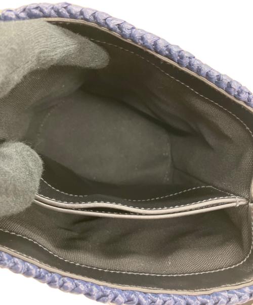 MIU MIU（ミュウミュウ）MIU MIU (ミュウミュウ) ラフィアクロシェショルダーバッグ マルチカラーの古着・服飾アイテム