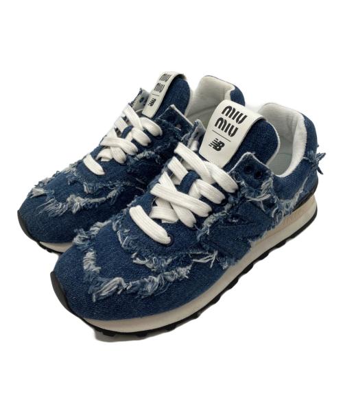 NEW BALANCE（ニューバランス）NEW BALANCE (ニューバランス) MIU MIU (ミュウミュウ) Women's 574 Denim 
