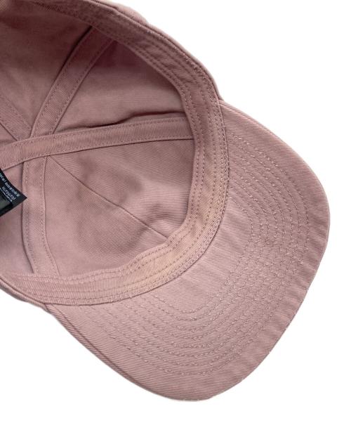 MIU MIU（ミュウミュウ）MIU MIU (ミュウミュウ) ドリル ベースボールキャップ ピンク サイズ:XSの古着・服飾アイテム