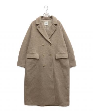 中古・古着通販】CLANE (クラネ) DOUBLE WOOL LONG COAT ベージュ