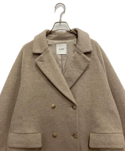 CLANE（クラネ）CLANE (クラネ) DOUBLE WOOL LONG COAT ベージュ サイズ:2の古着・服飾アイテム