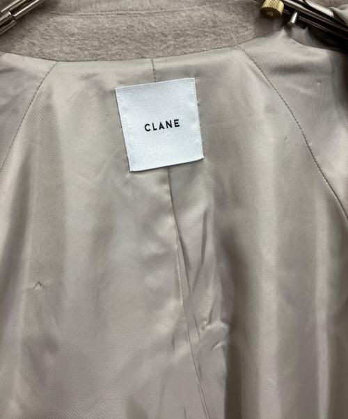 CLANE（クラネ）CLANE (クラネ) DOUBLE WOOL LONG COAT ベージュ サイズ:2の古着・服飾アイテム