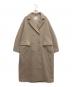 CLANE（クラネ）の古着「DOUBLE WOOL LONG COAT」｜ベージュ