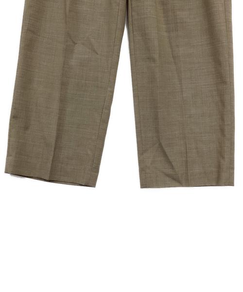 AURALEE（オーラリー）AURALEE (オーラリー) SUPER FINE TROPICAL WOOL SLACKS  A24SP06WT ベージュ サイズ:１の古着・服飾アイテム