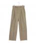 AURALEE（オーラリー）の古着「SUPER FINE TROPICAL WOOL SLACKS  A24SP06WT」｜ベージュ
