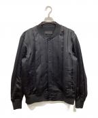 UNDERCOVERアンダーカバー）の古着「プリーツボンバージャケット」｜ブラック
