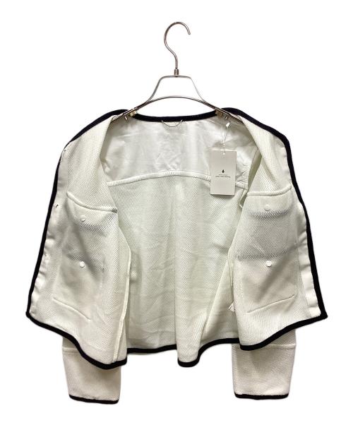 green label relaxing（グリーンレーベルリラクシング）green label relaxing (グリーンレーベルリラクシング) ライトラッセル ジャケット ハオリ ホワイト サイズ:free 未使用品の古着・服飾アイテム