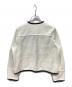 green label relaxing (グリーンレーベルリラクシング) ライトラッセル ジャケット ハオリ ホワイト サイズ:free 未使用品：4000円