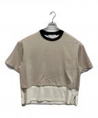 CULLNIクルニ）の古着「レイヤードカットソー」｜ベージュ