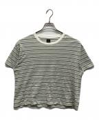 BATONERバトナ―）の古着「HIGH GAUGE BORDER T-SHIRT」｜ホワイト