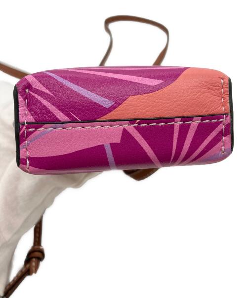 LOEWE（ロエベ）LOEWE (ロエベ) PAULA GATE POCKET BAG WATERLILY ピンクの古着・服飾アイテム