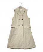 KAPOK KNOTカポック ノット）の古着「KAPOK Down long vest」｜ベージュ