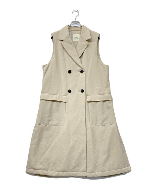 KAPOK KNOT（カポック ノット）KAPOK KNOT (カポック ノット) KAPOK Down long vest ベージュ サイズ:Mの古着・服飾アイテム