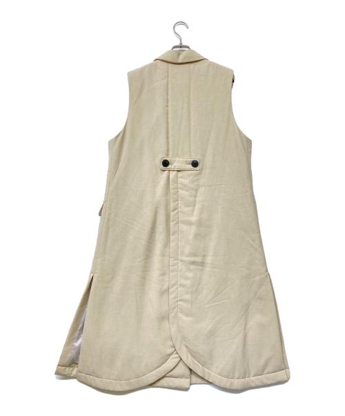 KAPOK KNOT（カポック ノット）KAPOK KNOT (カポック ノット) KAPOK Down long vest ベージュ サイズ:Mの古着・服飾アイテム
