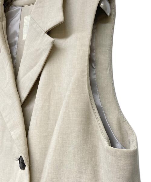 KAPOK KNOT（カポック ノット）KAPOK KNOT (カポック ノット) KAPOK Down long vest ベージュ サイズ:Mの古着・服飾アイテム