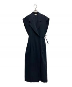 SATORU SASAKI サトルササキ ブラック コート　46 中古・古着通販】SATORU SASAKI (サトル ササキ) TUCKED ＆ DART DRESS