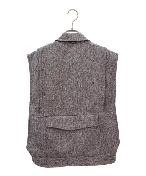 CLANE（クラネ）CLANE (クラネ) COLLAR SHORT VEST グレー サイズ:Free 未使用品の古着・服飾アイテム