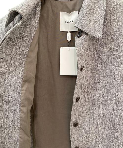 CLANE（クラネ）CLANE (クラネ) COLLAR SHORT VEST グレー サイズ:Free 未使用品の古着・服飾アイテム