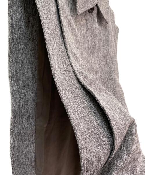 CLANE（クラネ）CLANE (クラネ) COLLAR SHORT VEST グレー サイズ:Free 未使用品の古着・服飾アイテム