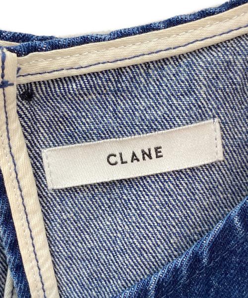 CLANE（クラネ）CLANE (クラネ) BACK OPEN DENIM ALL IN ONE インディゴ サイズ:1の古着・服飾アイテム