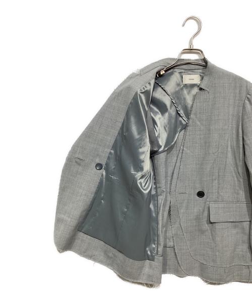 TEECHI（ティーチ）TEECHI (ティーチ) ノーティ テーラードジャケット グレー サイズ:36の古着・服飾アイテム
