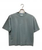 SLOANEスローン）の古着「32/1コットン天竺 ドロップショルダーTシャツ」｜ブルー