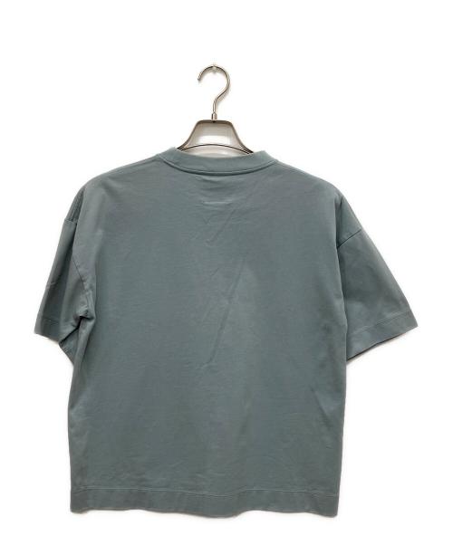SLOANE（スローン）SLOANE (スローン) 32/1コットン天竺 ドロップショルダーTシャツ ブルー サイズ:2の古着・服飾アイテム