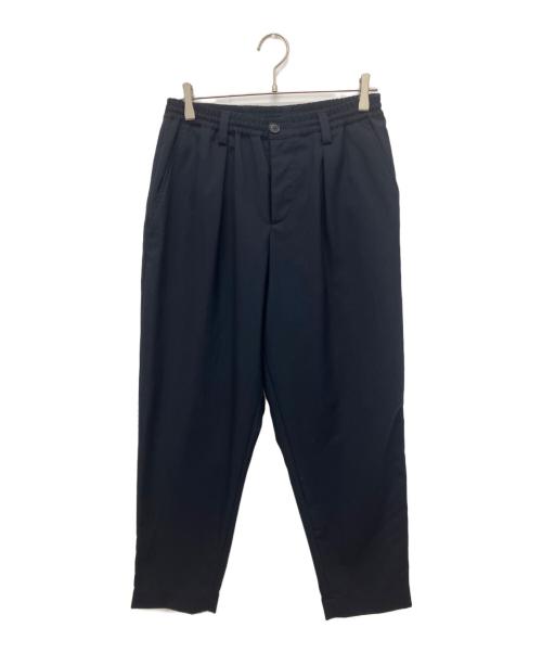 MARNI（マルニ）MARNI (マルニ) ウールトロピカルシャーリング1Pテーパードパンツ ネイビー サイズ:46の古着・服飾アイテム